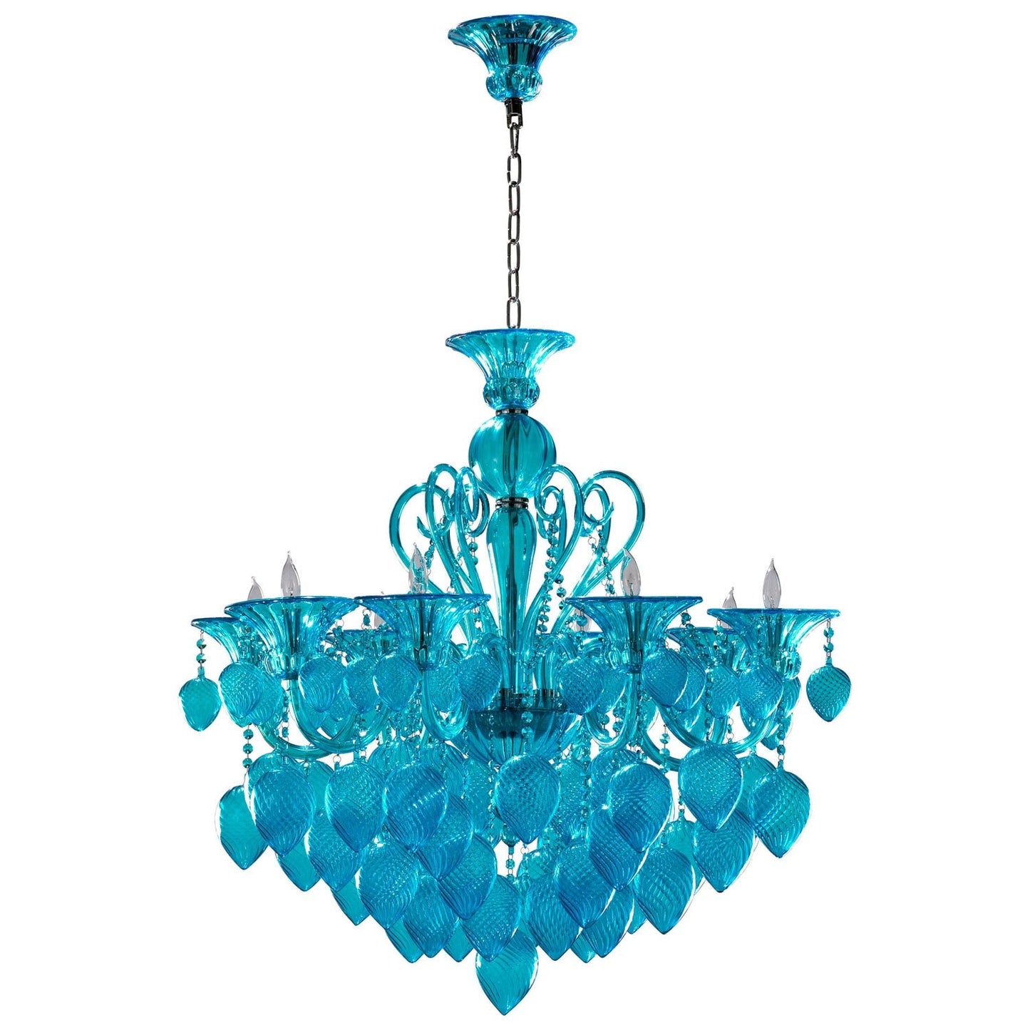 Eight-Light Chandelier