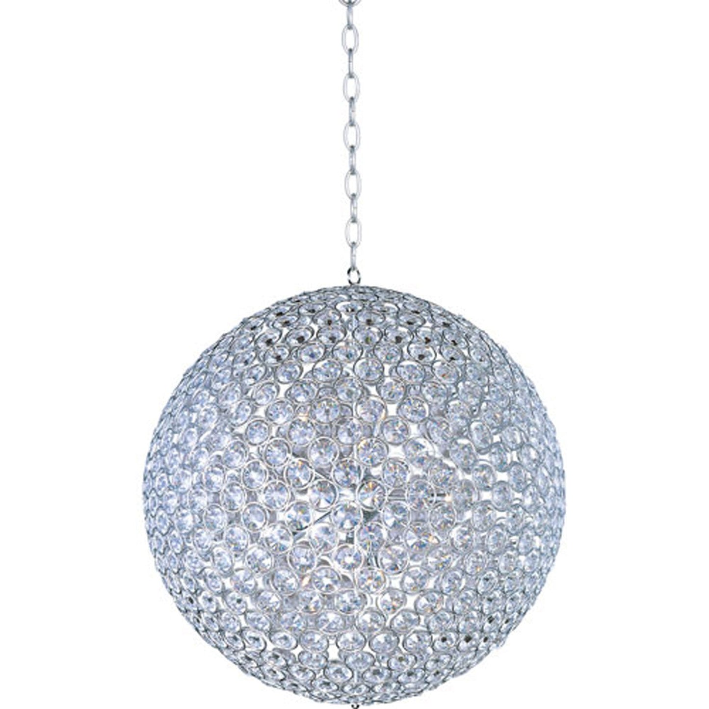 Polished Chrome Fifteen-Light Pendant