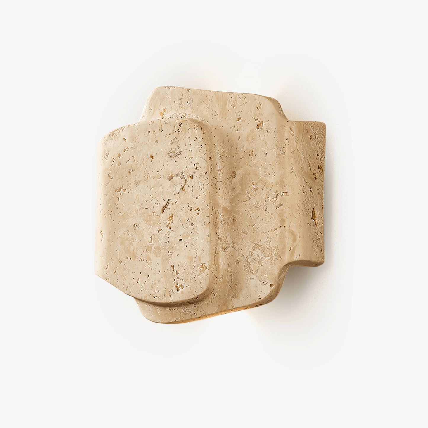 Layered Travertine Wall Light