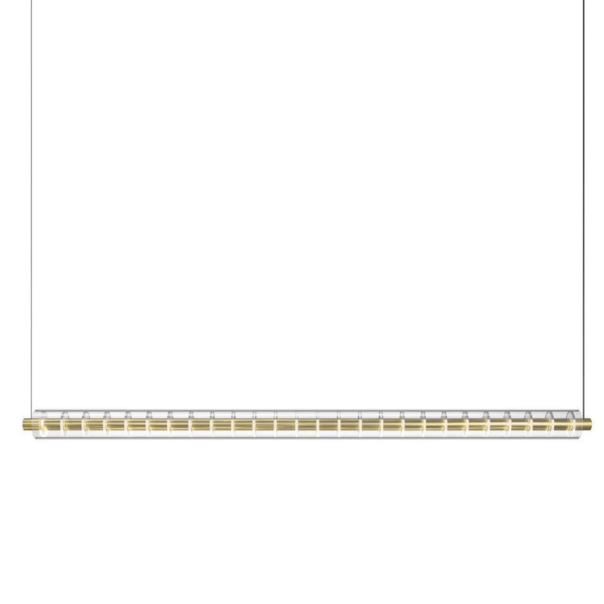 Golden Grid Linear Pendant Lamp