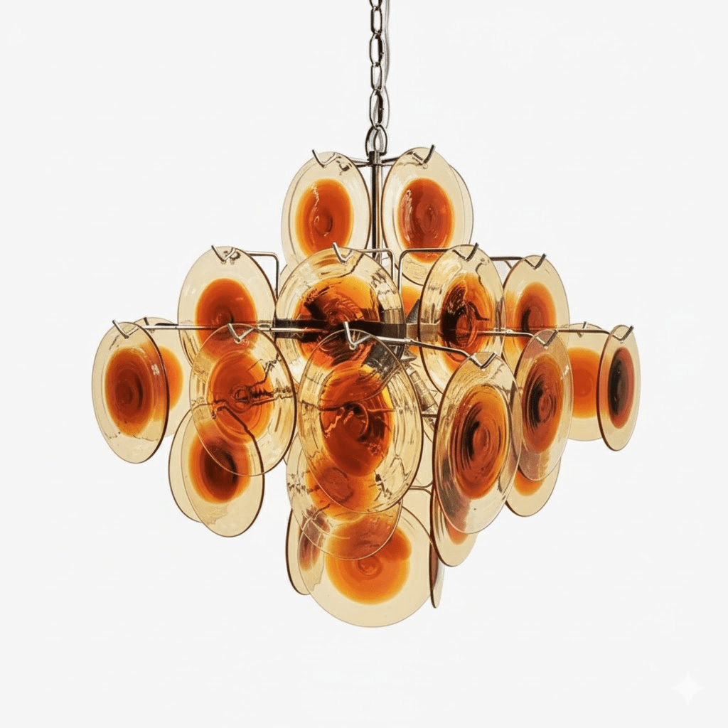 Mazzega Vistosi Murano Chandelier