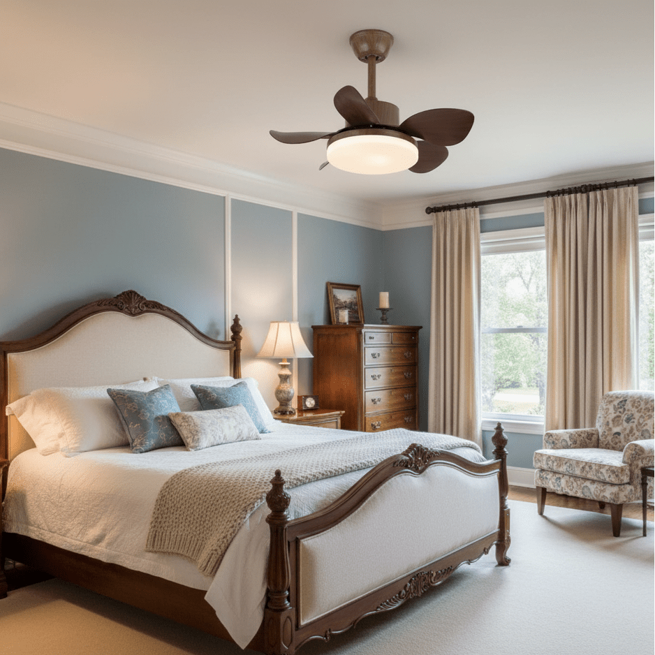 Terra Walnut Ceiling Fan Light