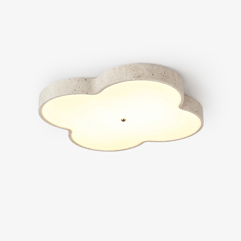 Aethel Cloud Travertine Ceiling Lamp