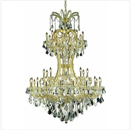 Gold 36 Light 64-in Chandelier