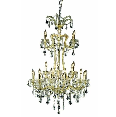Gold 24 Light 50-in Chandelier