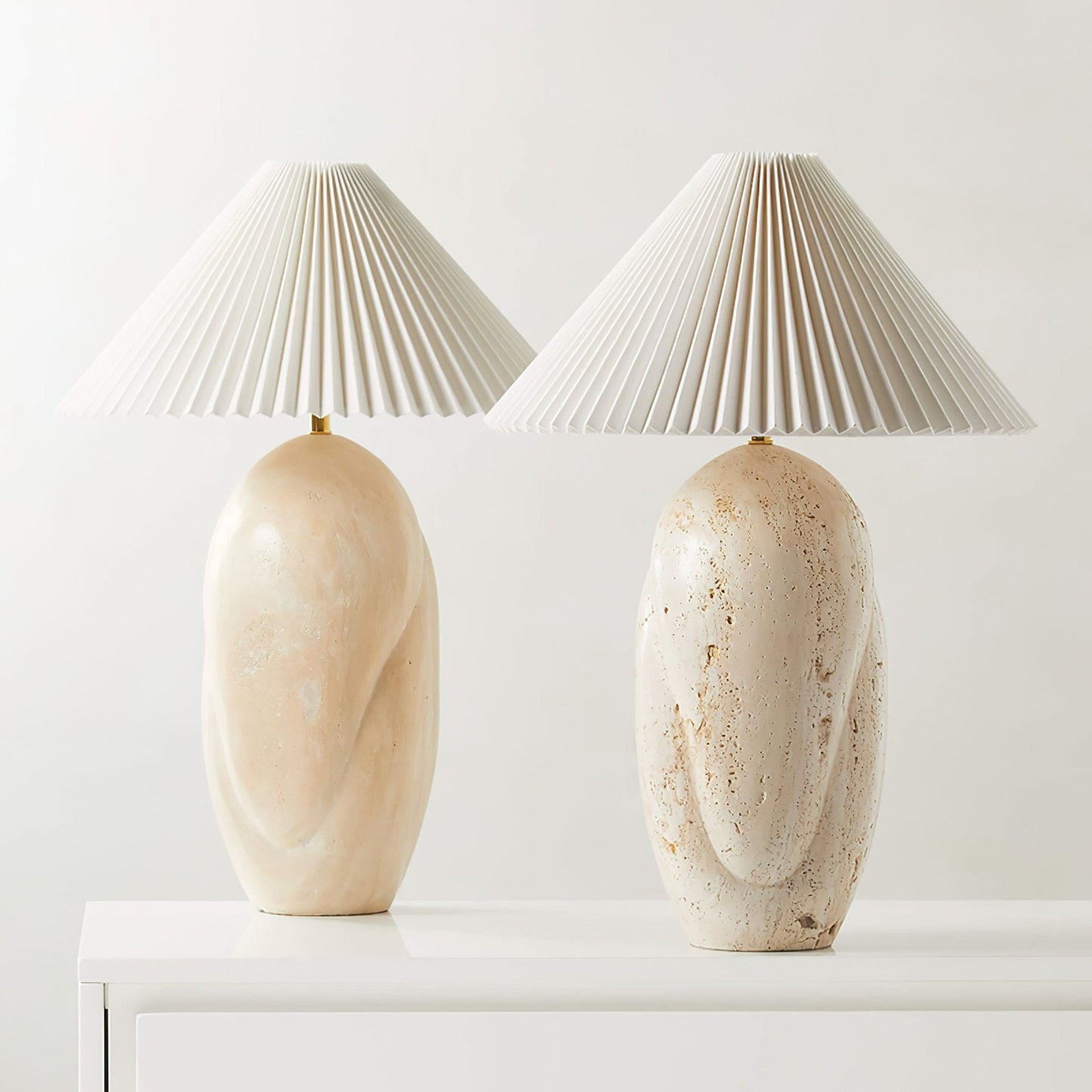 Cirra Travertine Table Lamp