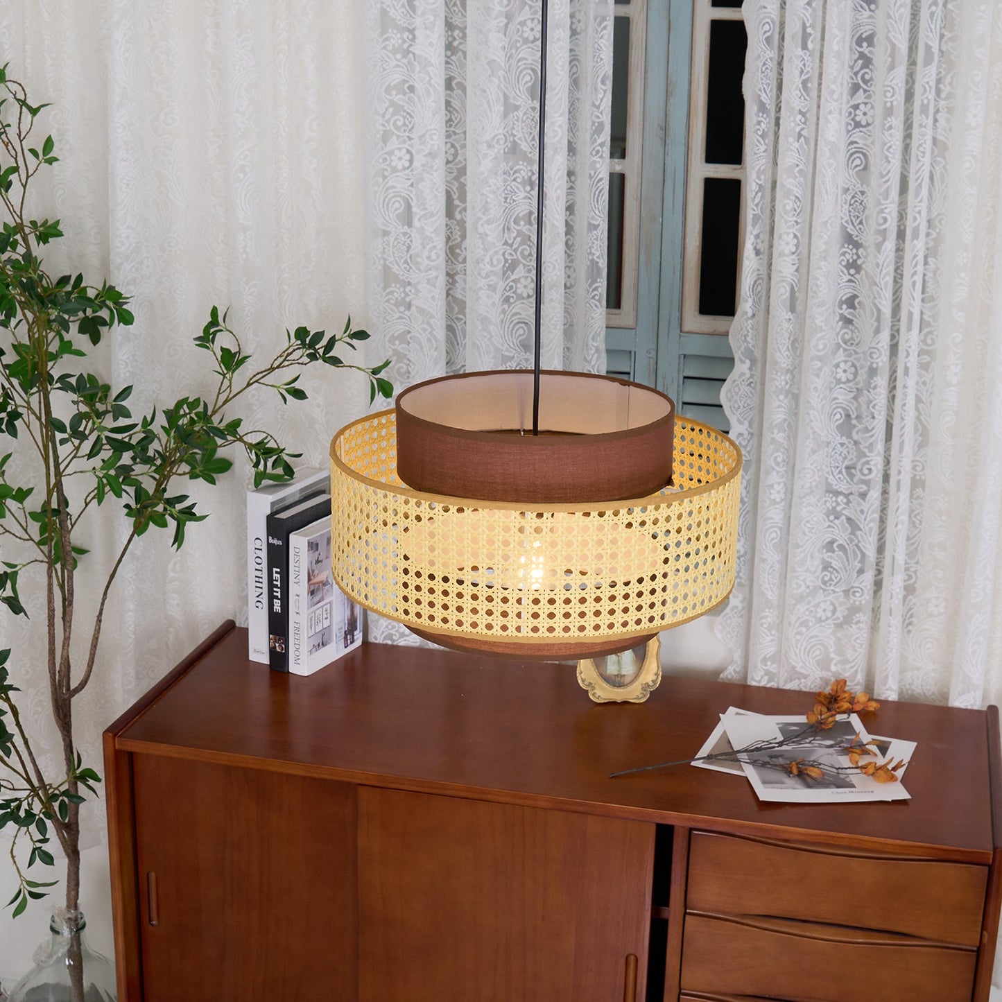 Drum Shade Hanging light Pendant Light