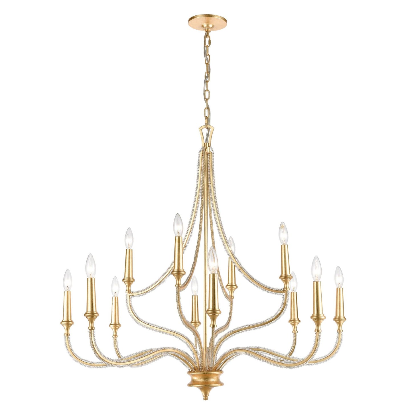 Elk Lighting La Rochelle 38 Inch 12 Light Chandelier Cp377691