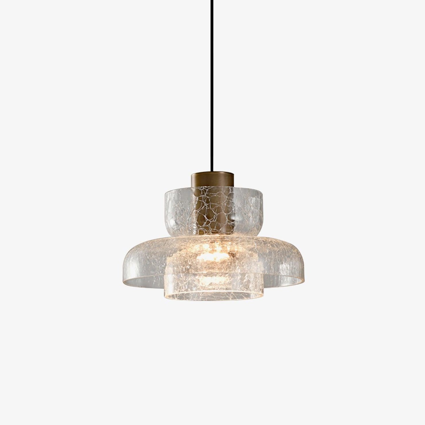 Glacier Crackle Glass Houselight Pendant Lamp