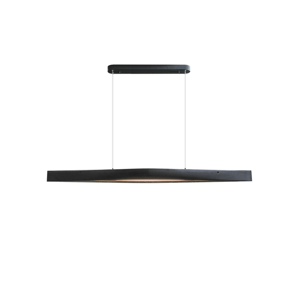Horizon Linear Wood Droplight Pendant Lamp