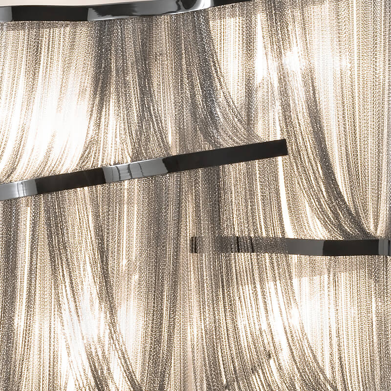 Luxury Silver Chain Wall Light