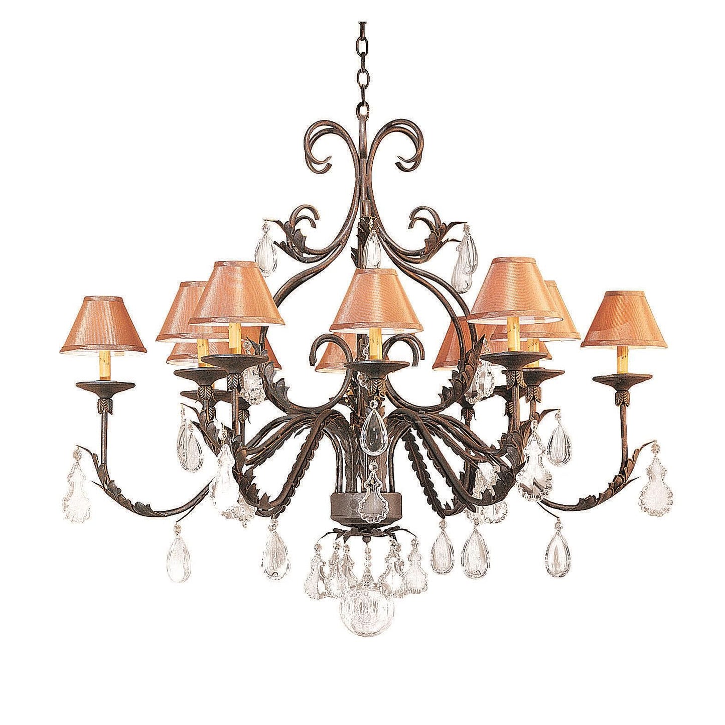 Meyda Lighting French Elegance 48 Inch 12 Light Chandelier Cp744333