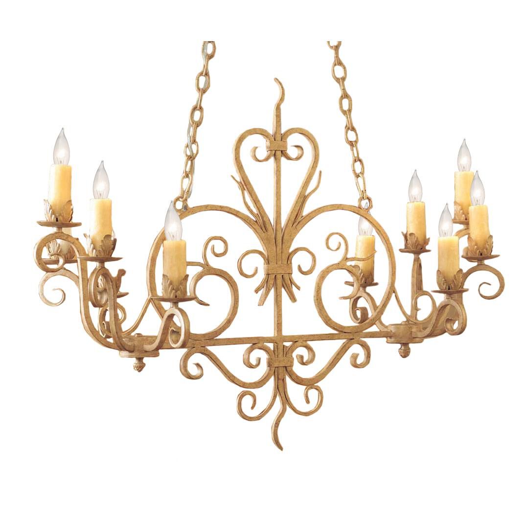 Meyda Lighting Kimberly 42 Inch 6 Light Mini Chandelier Cp745717