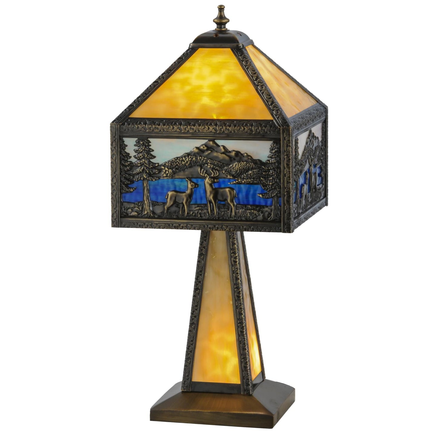Meyda Lighting Deer Lodge 21 Inch Table Lamp Cp187141