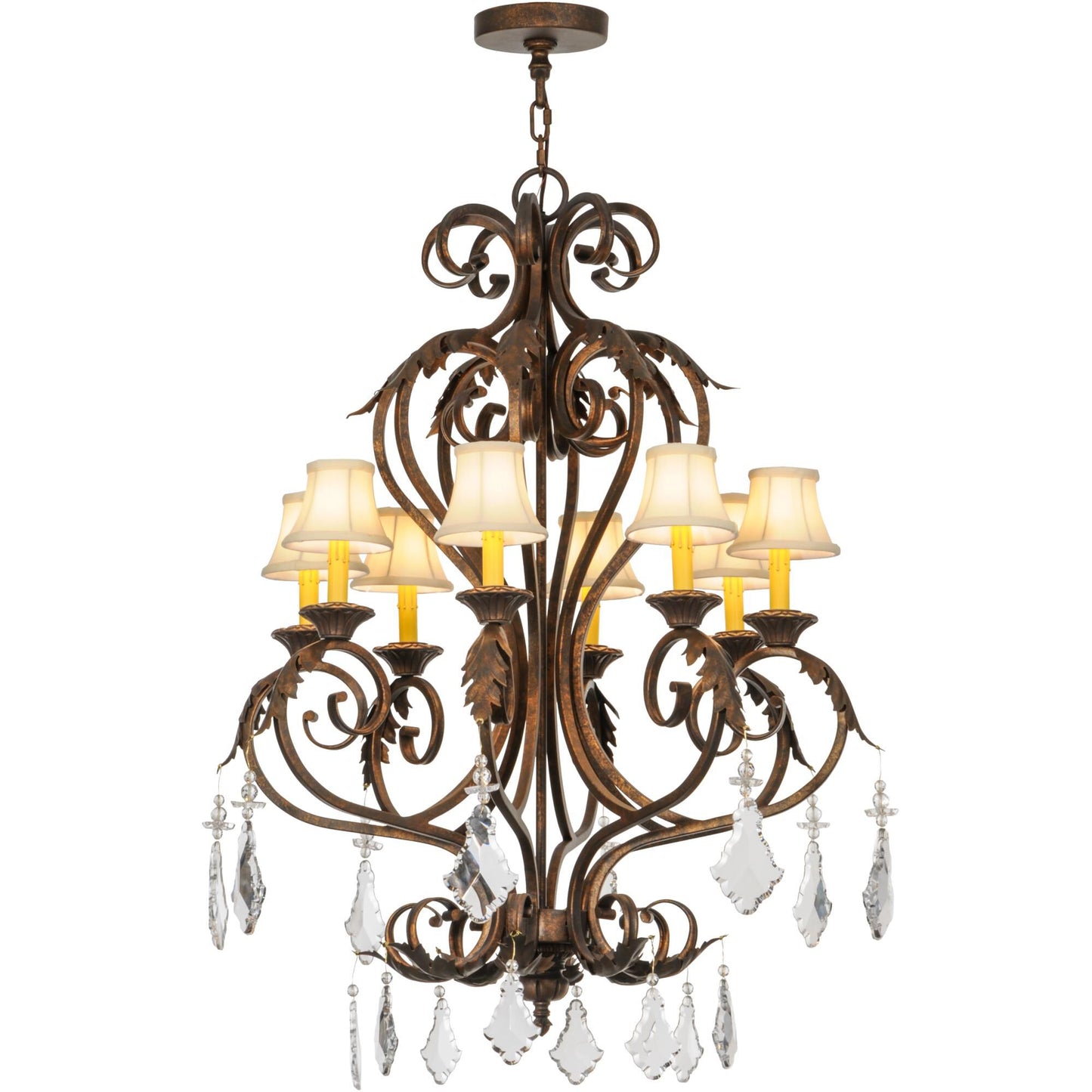Meyda Lighting 30 Inch 8 Light Chandelier Cp248952