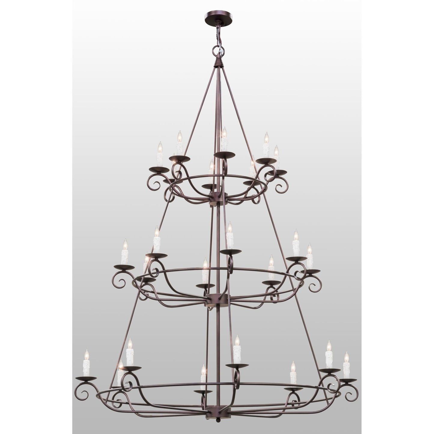 Meyda Lighting 60 Inch 24 Light Semi Flush Mount Cp249277