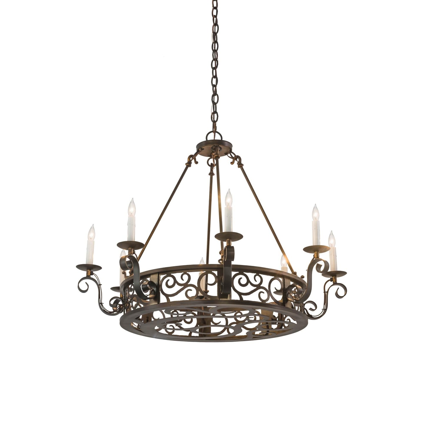 Meyda Lighting 36 Inch 8 Light Chandelier Cp250675