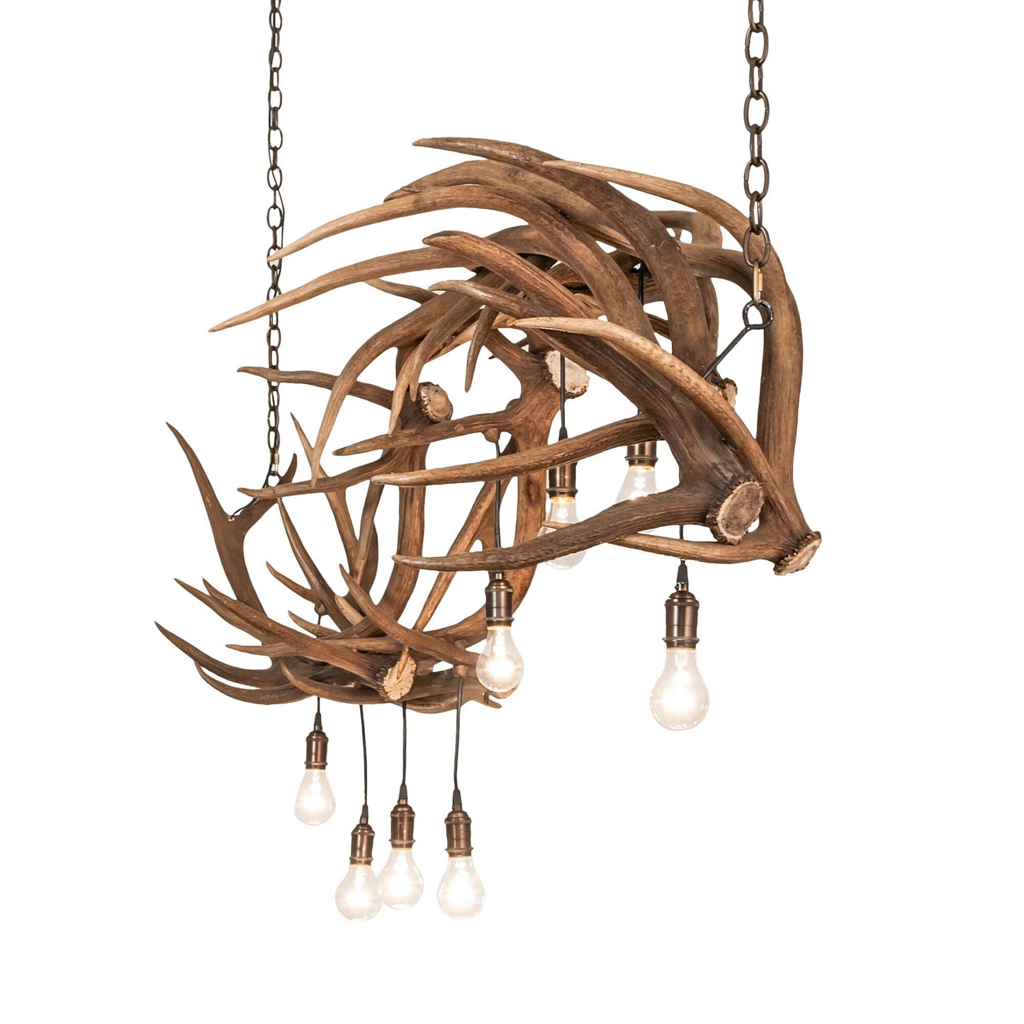 Meyda Lighting Antlers 74 Inch 8 Light Linear Suspension Light Cp779783