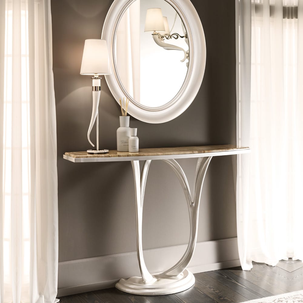 Modern Italian Ivory Table Lamp