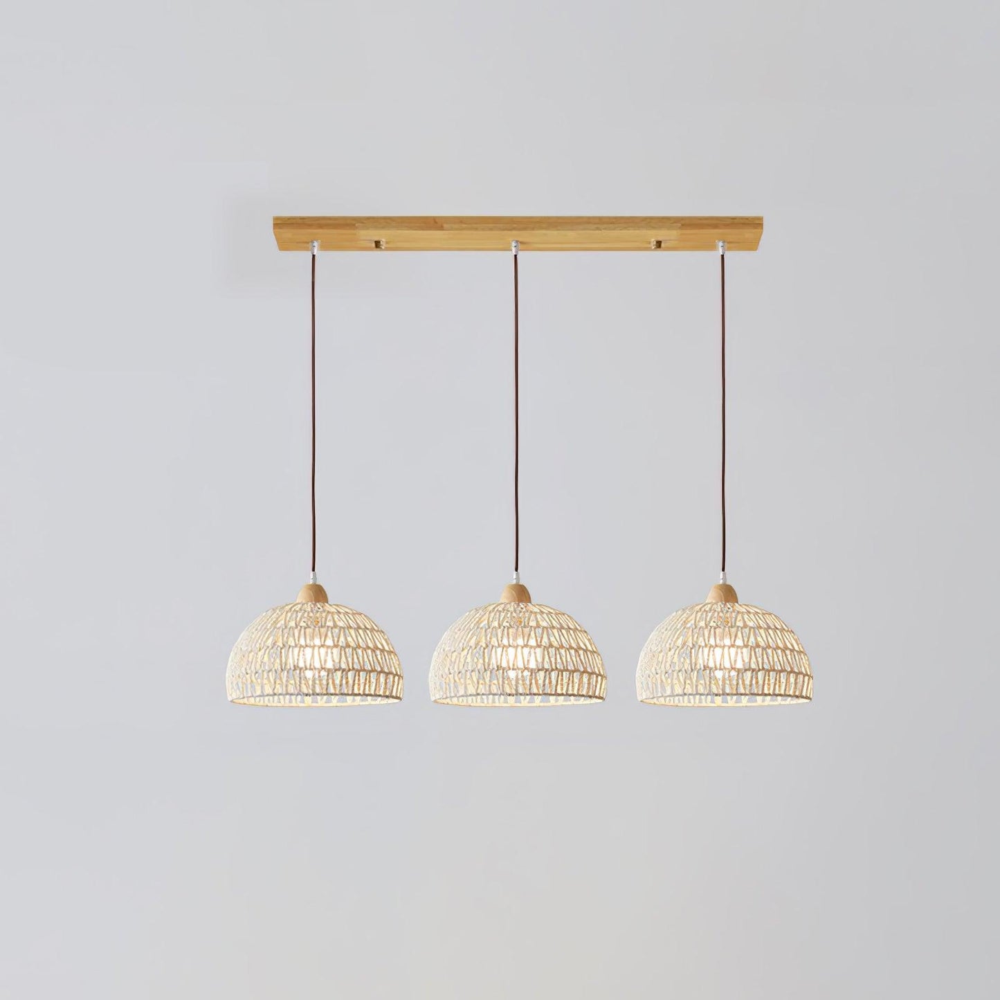 Rattan Arch Drop light Pendant Lamp