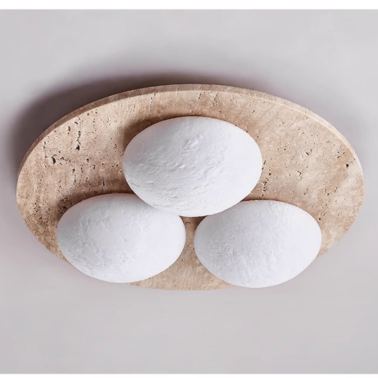 Trio Travertine Ceiling Light
