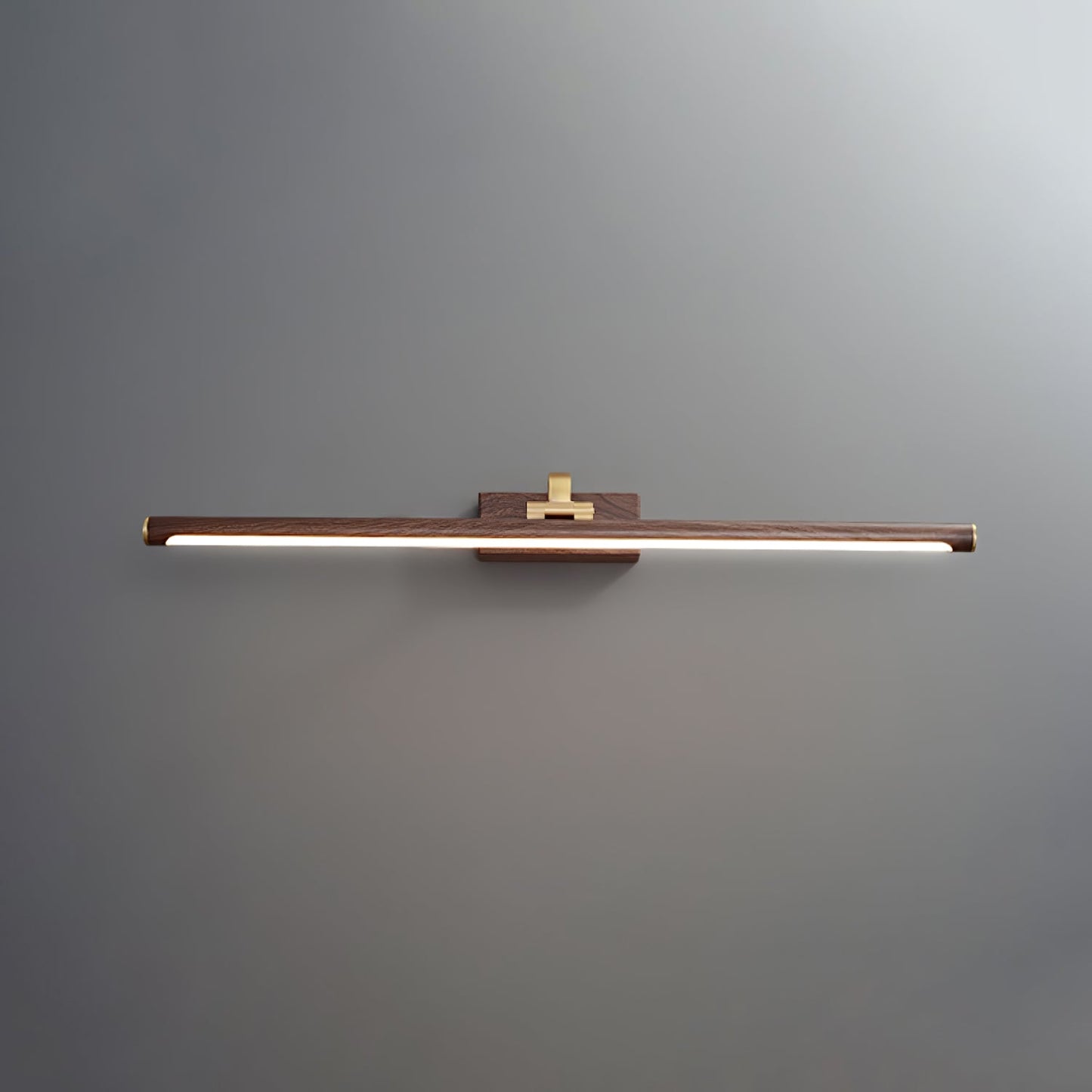Walnut Color Linear LED Wall-mounted light Wall Light