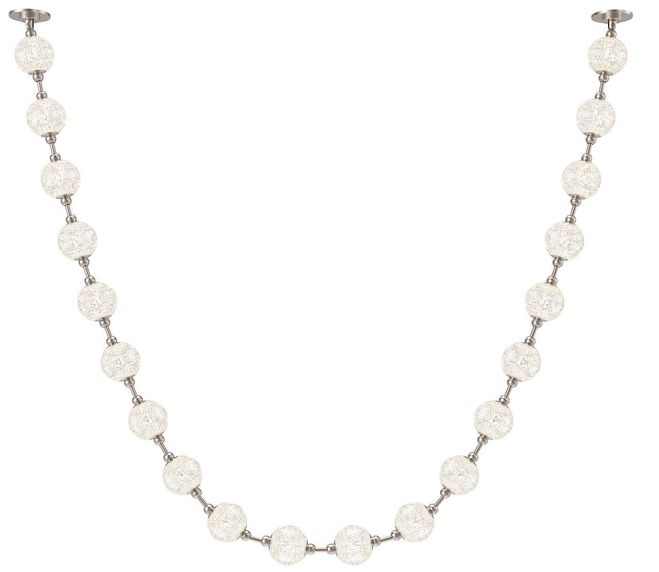 Alora Marni LED 20 Head Polished Nickel Pendant