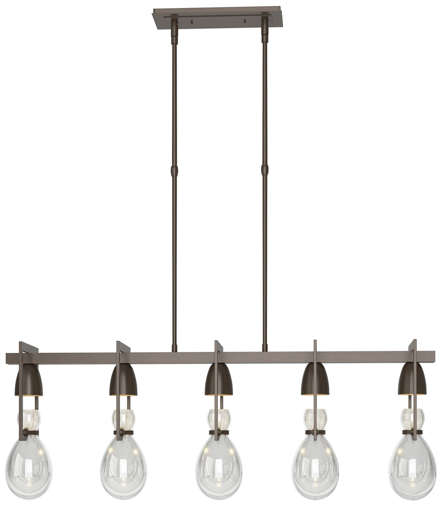 Apothecary 40.5" Wide Bronze Pendant