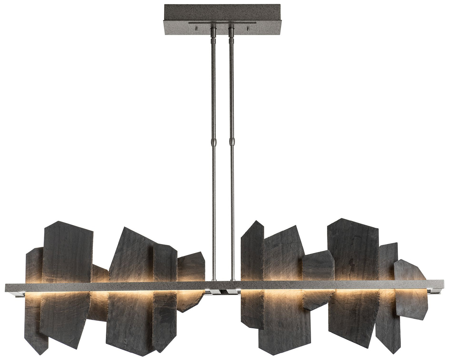 Ardesia 51.9" Wide Natural Iron LED Linear Pendant