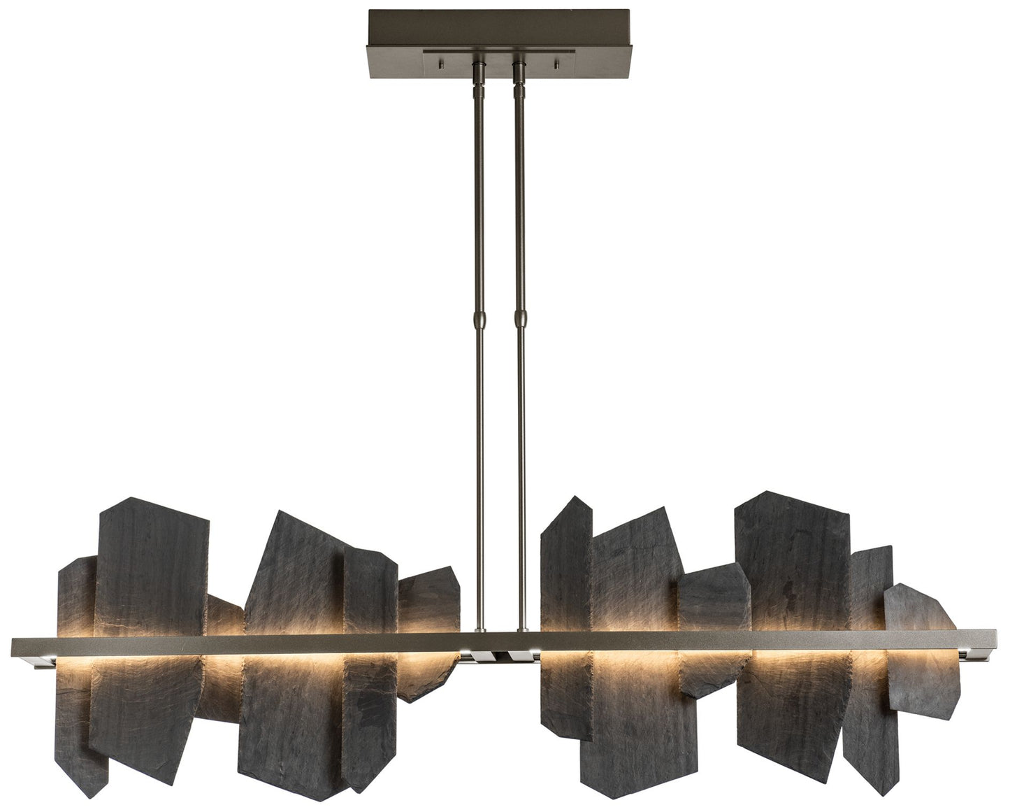 Ardesia 51.9" Wide Oil Rubbed Bronze LED Linear Pendant