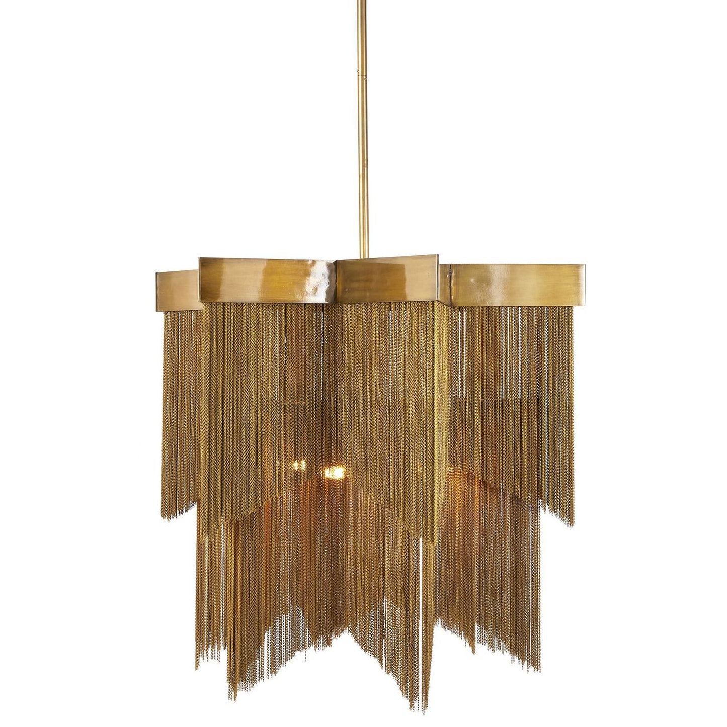 Arteriors Bridget Chandelier Vintage Brass