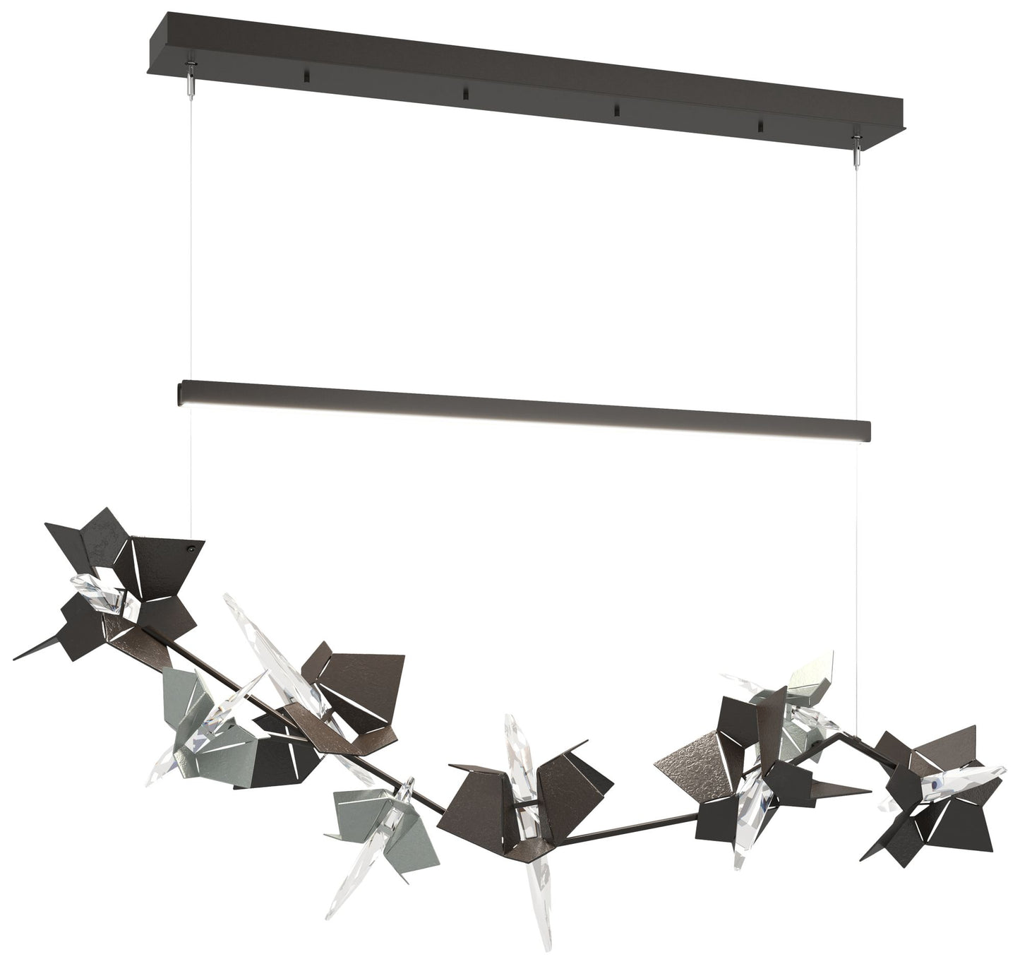 Belladonna 50.3"W Accented Oil Rubbed Bronze Standard LED Pendant