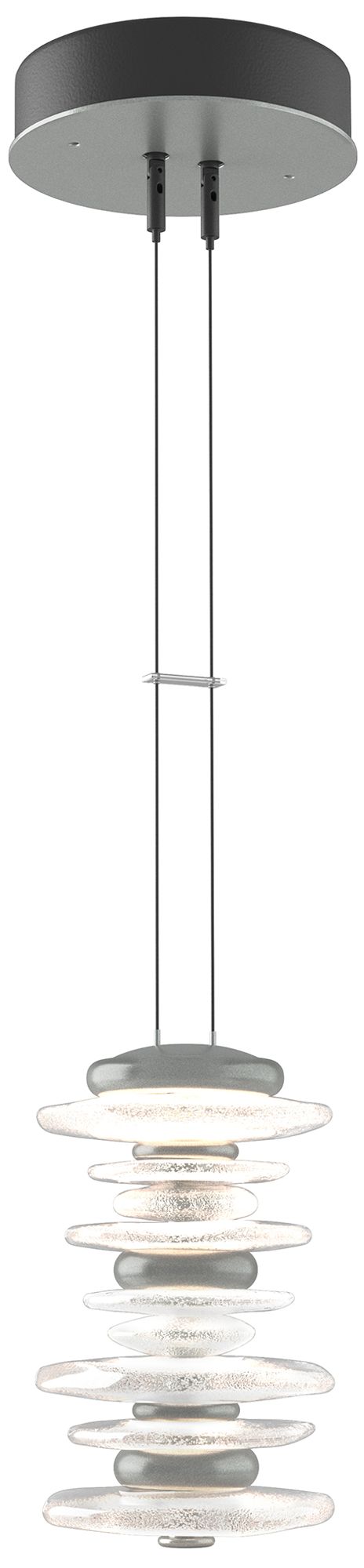 Cairn Large Mini Pendant - Vintage Platinum Finish - Standard Height