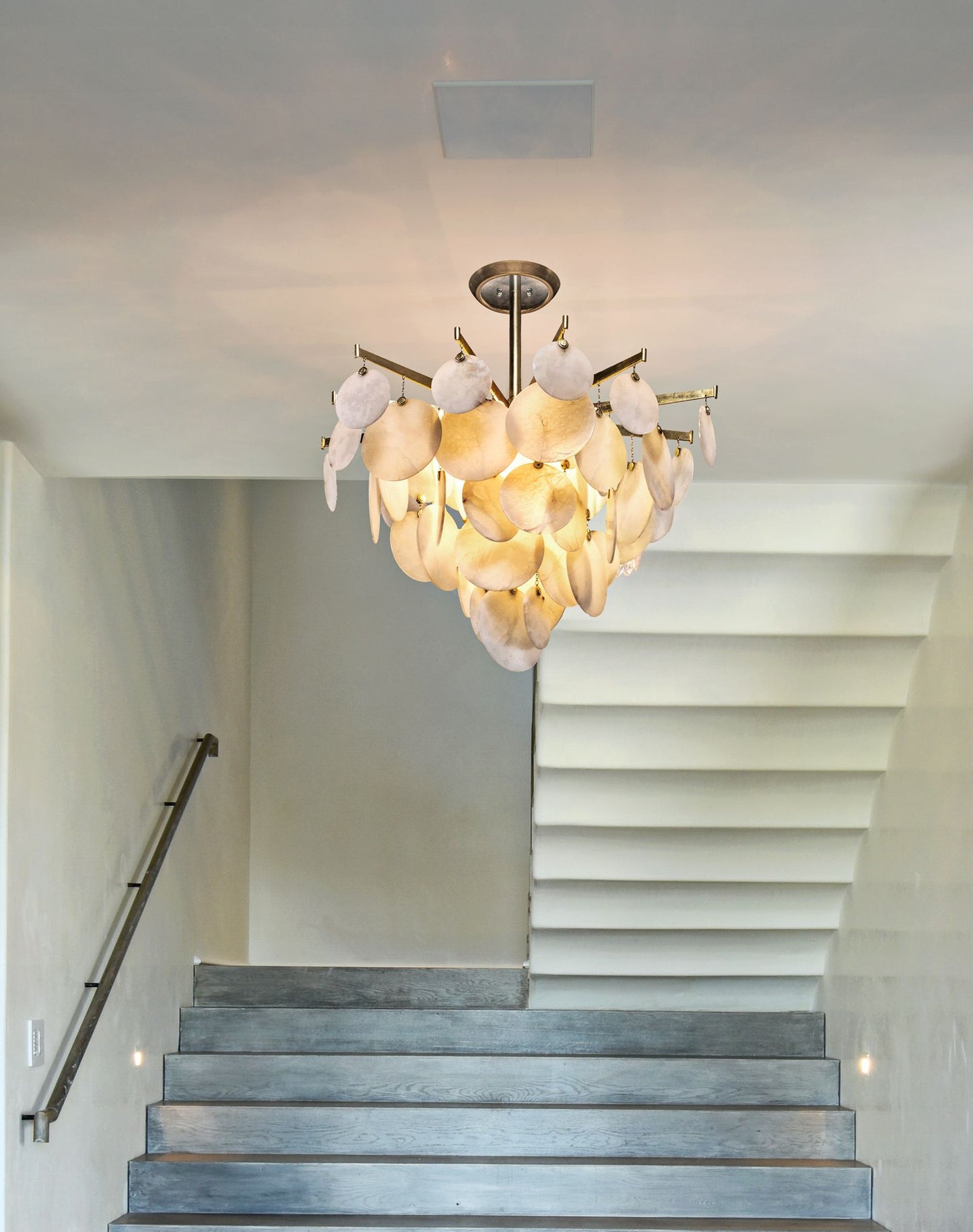 Corbett Serenity 34" Wide Gold Leaf LED Chandelier