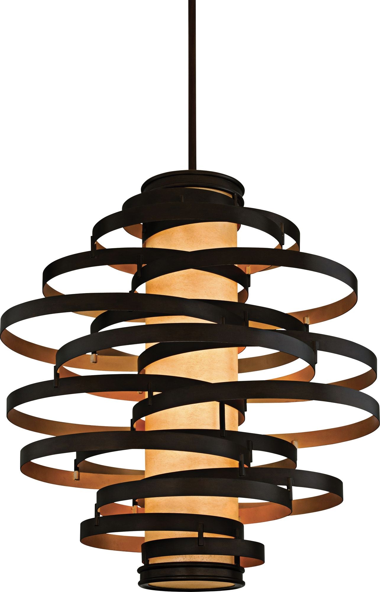 Corbett Vertigo 45" Wide Bronze Pendant Light