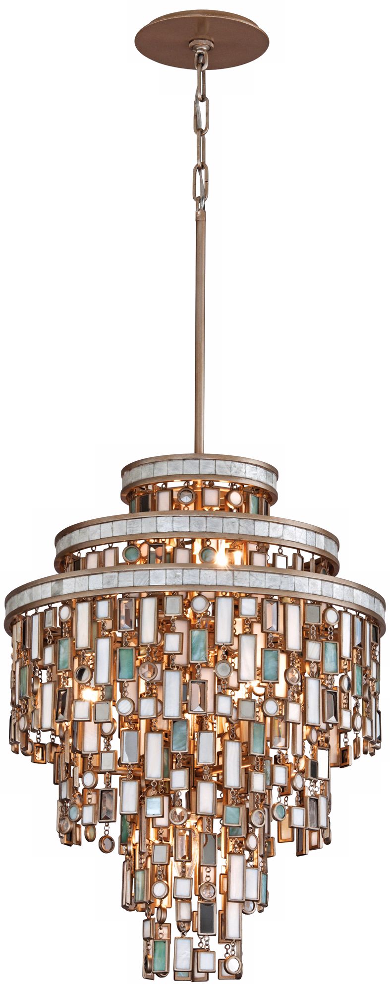 Dolcetti Silver 18" Wide Corbett Pendant Light