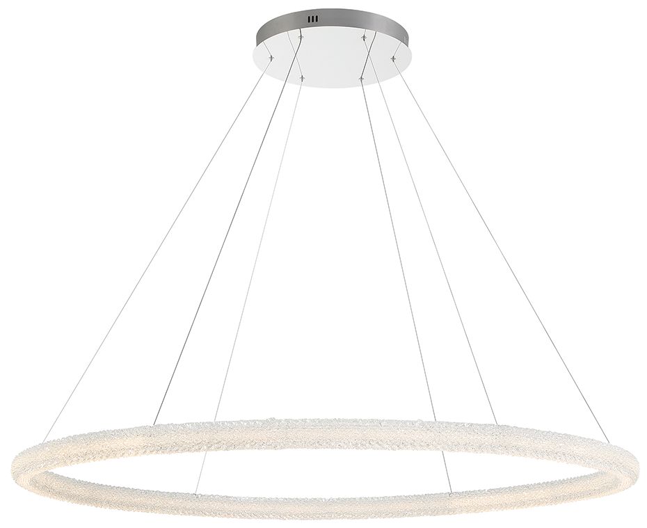 Eurofase Sassi 2.75 In. 60 In. Integrated LED Chandelier in Chrome