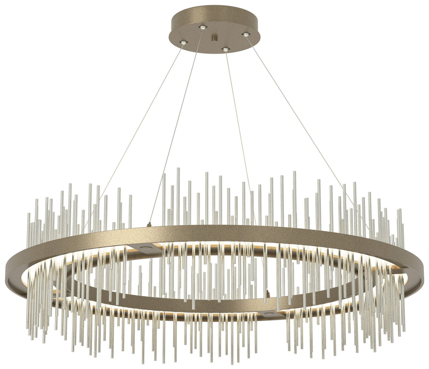 Gossamer Circular LED Pendant - Gold - Sterling