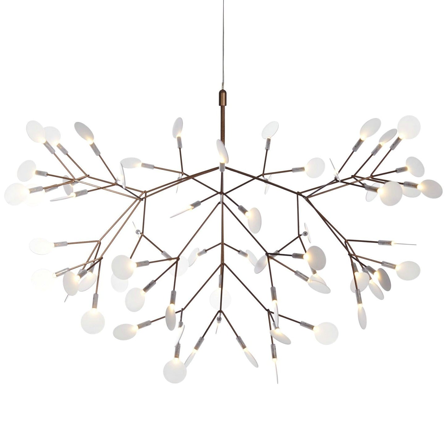 Moooi Dining room Postmodern Art Chandelier Heracleum II (Copper&Nickel Small)