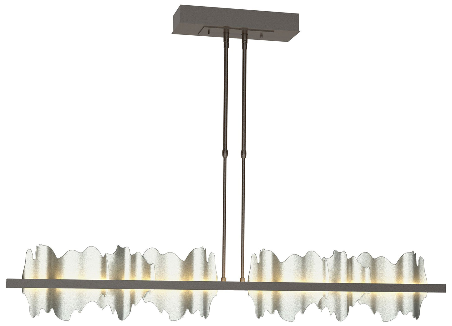 Hildene 51.9"W Accented Large Oil Rubbed Bronze Standard LED Pendant