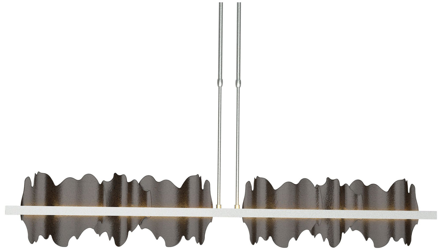 Hildene 51.9"W Oil Rubbed Bronze Accented Short Height LED Pendant