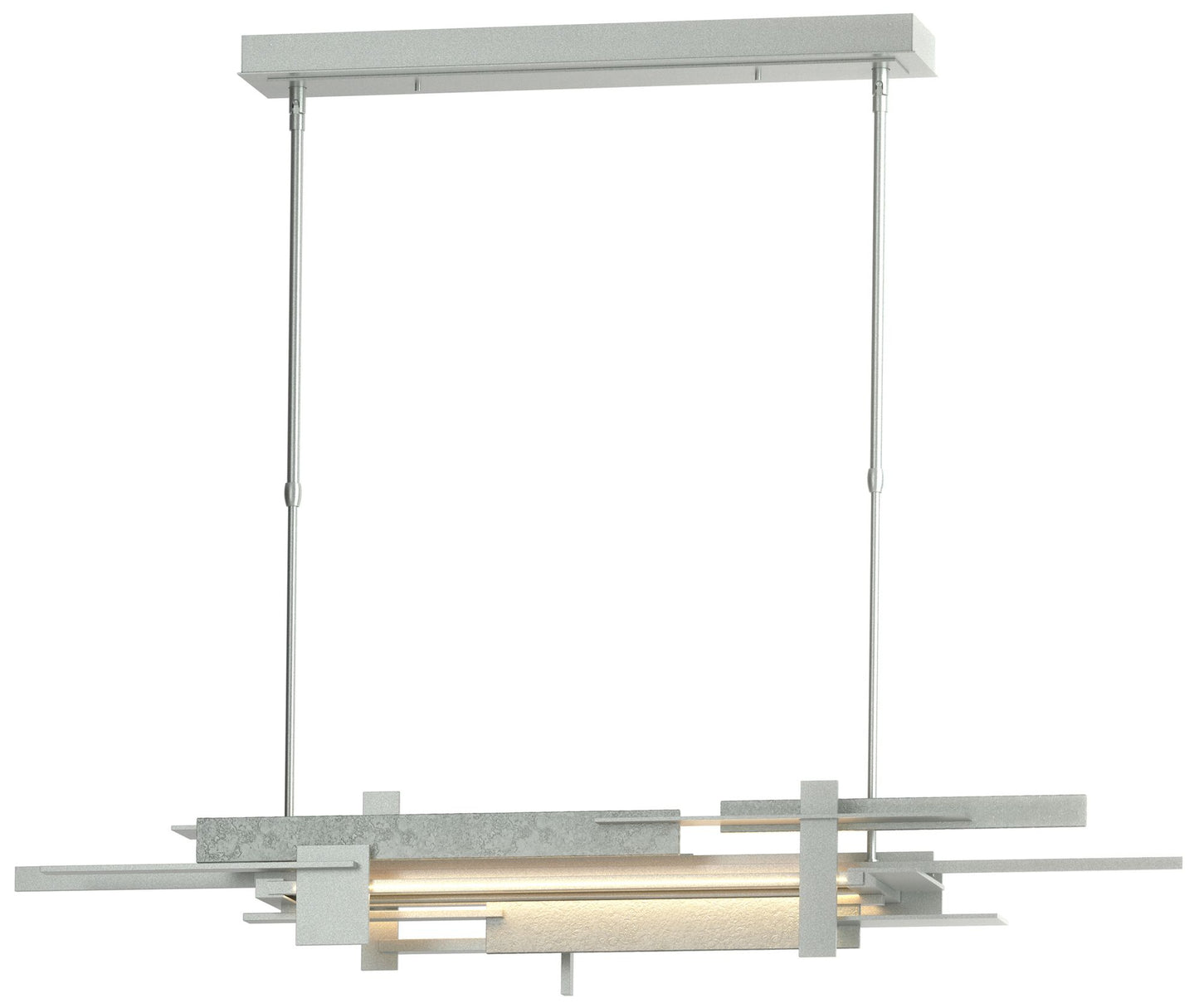 Hubbardton Forge Planar 48 1/2" Vintage Platinum Linear LED Pendant