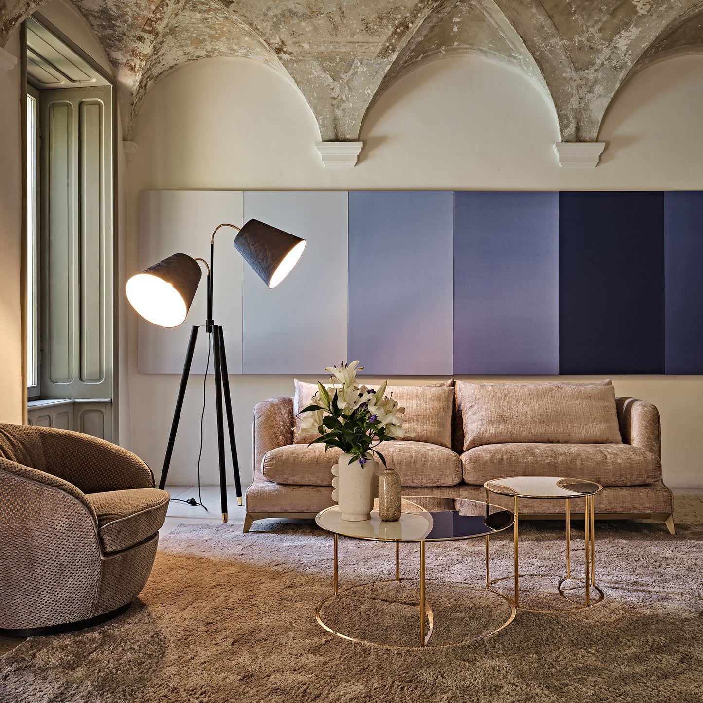 Large Modern Studio Style Floor Lamp