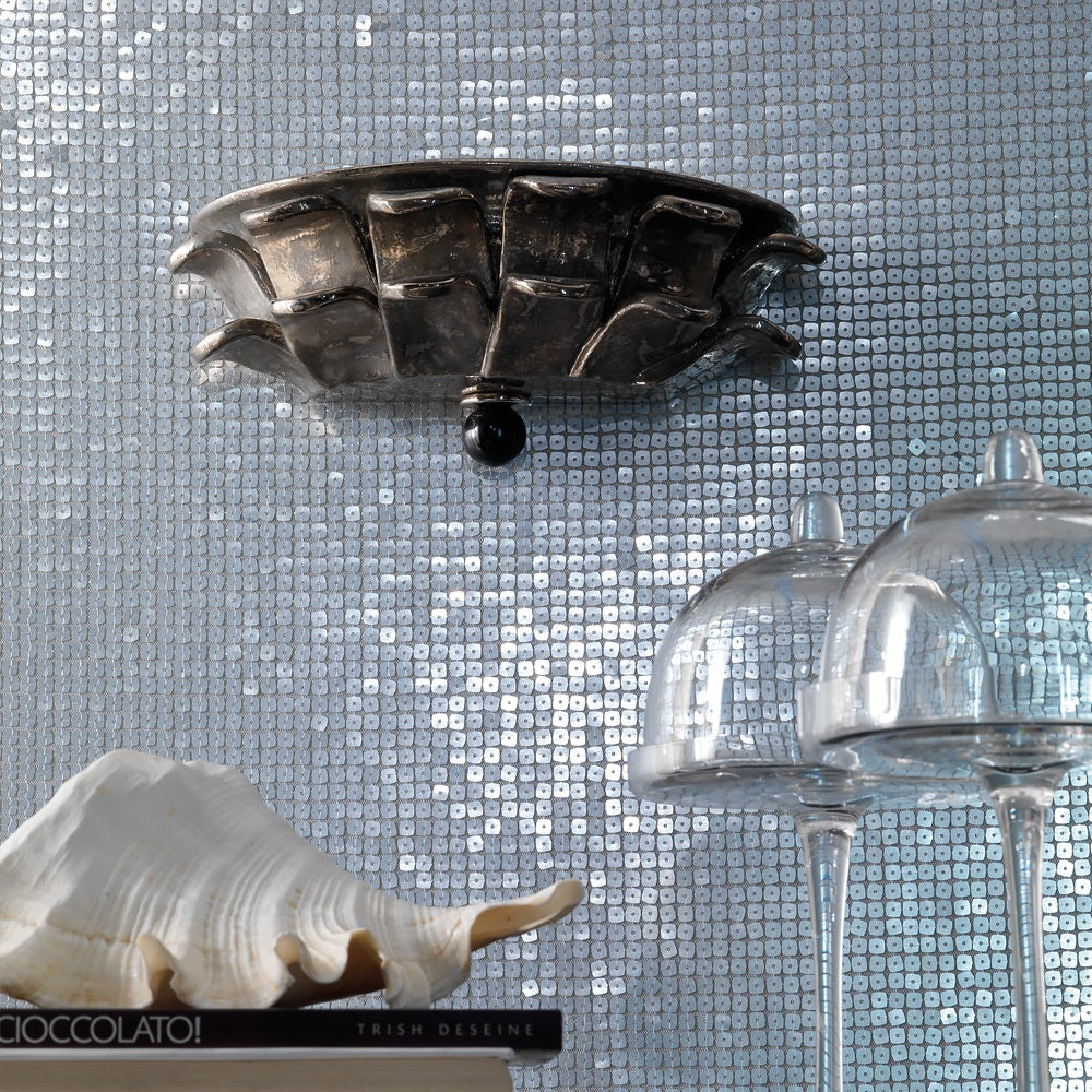 Luxury Platinum Plated Classic Italian Wall Light