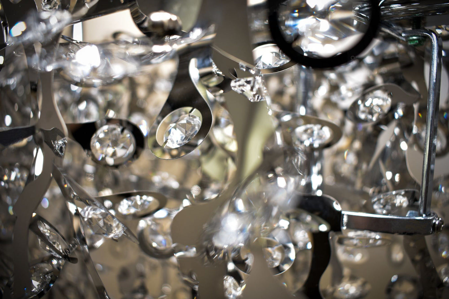 Maxim Comet 50" Wide Chrome and Crystal Chandelier