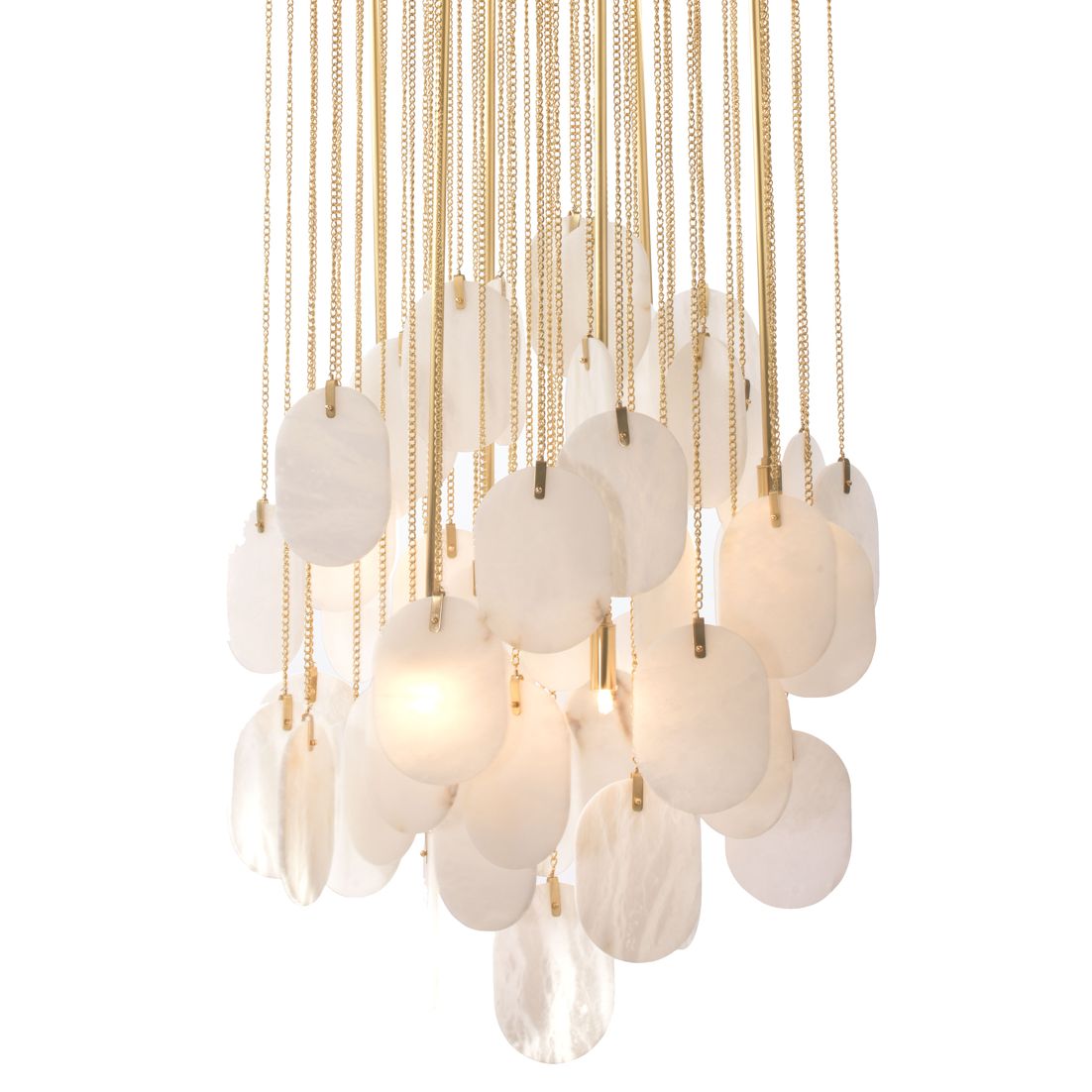 Metropolitan Constaledo 6-Light 27.5-in Brass Pan Pendant
