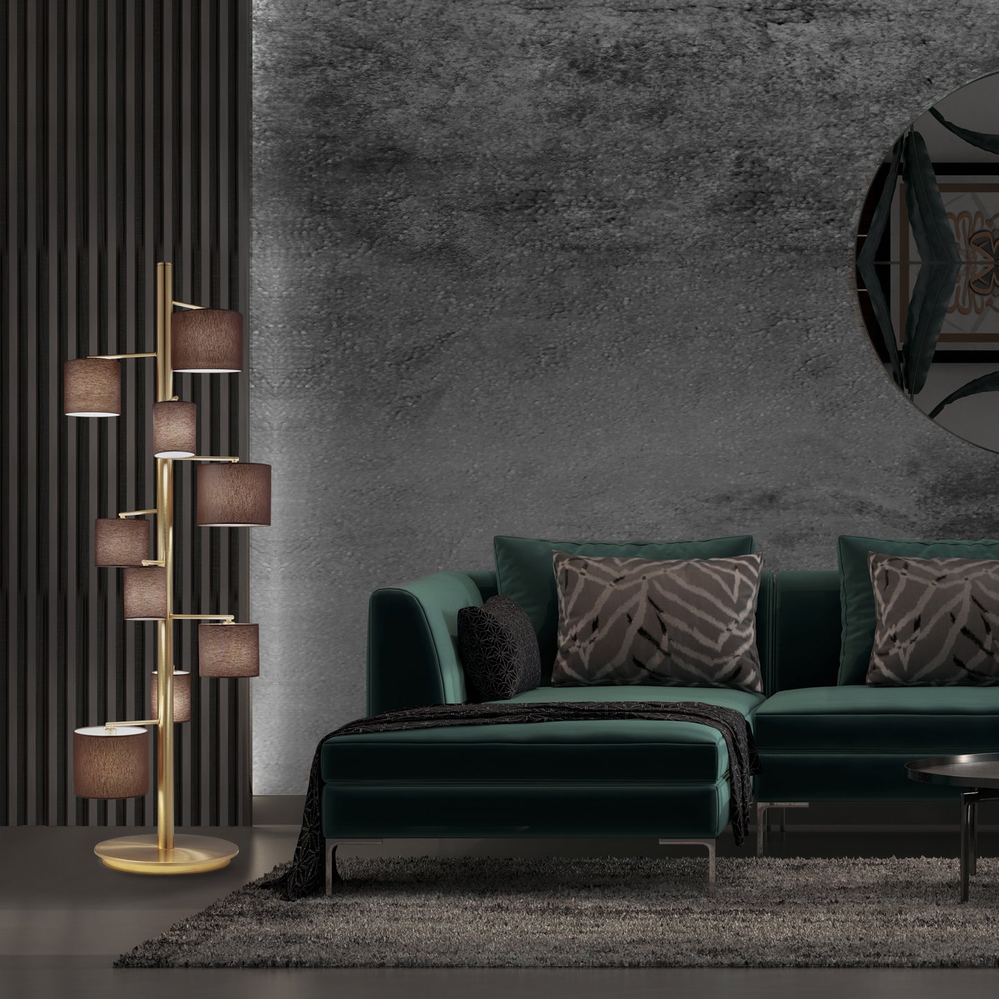 Modern Floor Lamp With Shades