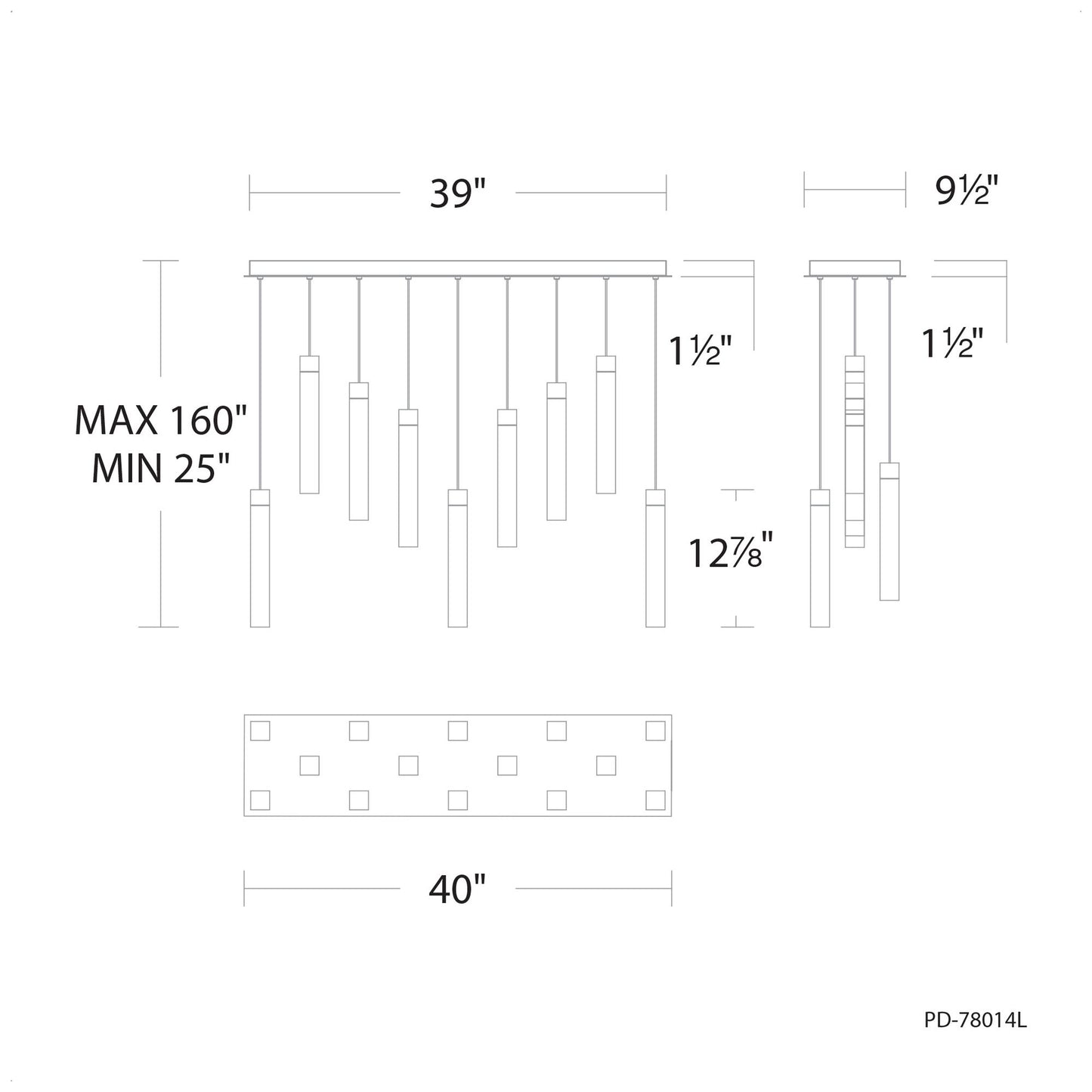 Modern Forms Minx Antique Nickel 3000K