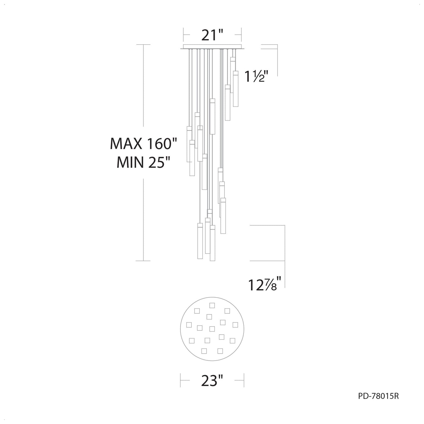 Modern Forms Minx Antique Nickel 3000K