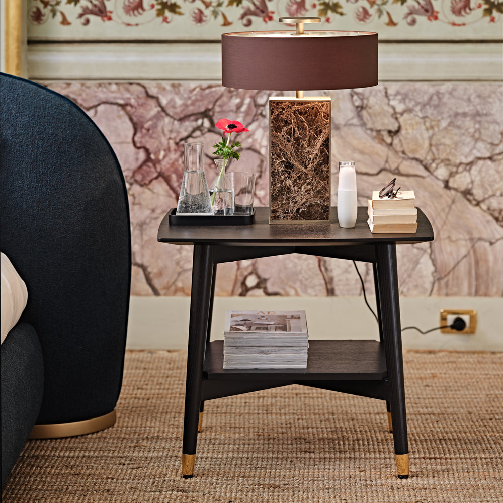 Modern Marble Designer Bronze Table Lamp